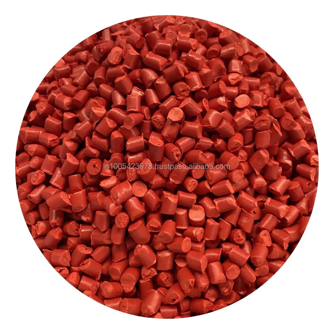 Mélange maître rouge préféré de l'industrie Résine porteuse en polyéthylène pour articles en plastique Bâches Capuchon de stylo de chaise et appareils électroménagers