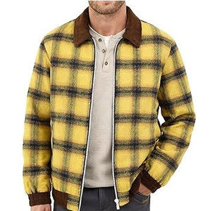 Veste en flanelle de qualité supérieure pour homme, sur mesure, couleur unie, manches longues, doublure en polaire, chaude, douce et respirante - Product Image 3