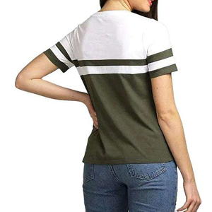T-shirt en coton 100% pour femmes, design moderne et élégant, t-shirt de luxe de haute qualité pour femmes, vente en gros - Product Image 6