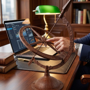 Stylish Iron Stand Desk Globe with Plastic World <b>Map</b> | Educational Globe for Geography Learning | Home & Office Table Decor - Product Image 4