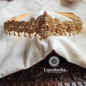 Lakshmi Gold Polish Otitiyanam Fashion Body Jewelry - Product Image 1