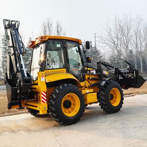 Chargeuse sur pneus pelleteuse 388 2500kg équipement d'excavation tracteur chargeuse pelleteuse avec chargeur frontal pelleteuse pelleteuse - Product Image 4
