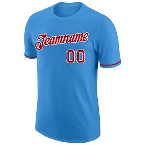 Camiseta Deportiva Personalizada al por Mayor OEM, Nueva Llegada, con Nombre y Número Personalizados, Cuello Redondo, Manga Corta, Ropa Deportiva de Alto Rendimiento - Product Image 1