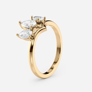 Anillo de Eternidad de Oro Sólido de 14K con Diamante Cultivado en Laboratorio, Corte Brillante Redondo, 0.50 Quilates, Certificado IGI, para Aniversario - Product Image 1
