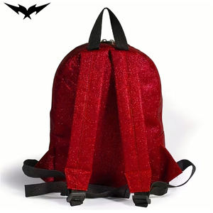 Mochila Impermeable con Diseño de Logotipo Personalizado y Material Brillante para Estudiantes, Bolsa de Baile Elegante con Respaldo Acolchado y Correas Ajustables - Product Image 6