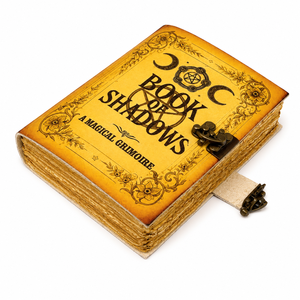 Libro de Hechizos NEW ERA con Tapa Dura de Cuero Cosida con Hilo, Papel Vintage con Borde Decorativo, Impresión UV, 100 Hojas, Artículos de Brujería - Product Image 2
