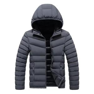 Fully Customized <b>Men's</b> Waterproof <b>Canvas</b> Puffer <b>Jackets</b> Polyester Wadding Filled Winter DDP Shipping - Product Image 2