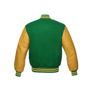 Veste universitaire en satin de soie noir unisexe de luxe de haute qualité, broderie personnalisée, épaisseur standard, pour homme, pour l'extérieur - Product Image 2