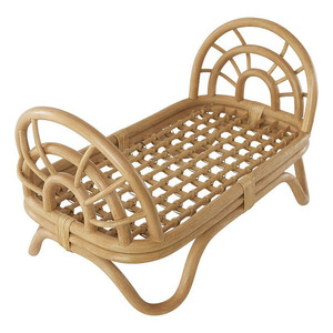 Mesa de cambio de muñecas de ratán para niños, mesa de cambio de mimbre tejida a mano para muñecas, tamaños personalizados en la fábrica de artesanías HNH - Product Image 2