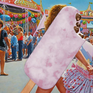 Helado de Taro Boba Listo para Comer, Certificado Halal, Marca Privada, Caja de Gelato con Sabor en Capas, Almacenamiento Congelado a -25 °C, en Venta - Product Image 1