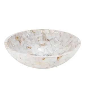CRAFTS HUB - Tazón para Servir Alimentos Hecho a Mano, Clásico, Personalizado, de Madreperla Natural, Regalo Empresarial, Apto para Lavavajillas y Ecológico - Product Image 3