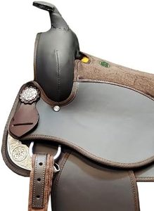 Arnés de vaca sudamericano premium y silla de montar western para caballo de senderismo, grabada a mano, de cuero genuino, transpirable - Product Image 2
