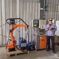 Bras robotisé de soudage à 6 axes à longue portée de 2000 mm pour le soudage de grandes structures en acier