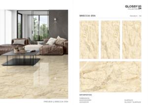 <b>Polished</b> Glazed Porcelain Tiles 600x1200mm High Gloss Large Format Interior <b>Flooring</b> and Wall Tile for Premium Residential - Product Image 5