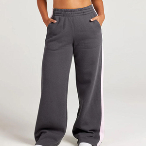 Pantalon évasé à pattes d'éléphant pour femme, taille mi-haute, style rétro décontracté, streetwear, hiver, dentelle, pour soirée - Product Image 5