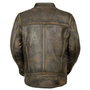 Servicio OEM, Diseño de Alta Calidad, Chaqueta de Piloto con Cuello de Cuero para Hombre, Chaqueta Moderna de Talla Grande para Hombre - Product Image 3