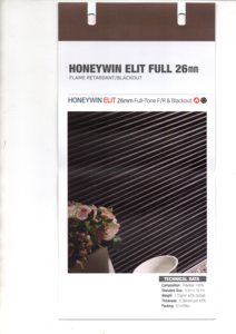 HONEY WIN ELIT FULL 26mm Ignifuge / Occultant (Tons unis) - Product Image 2
