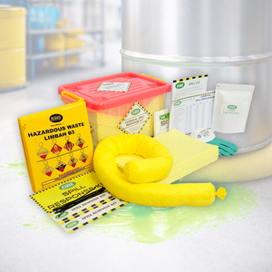 SABER Chemical Spill Response Kit 15L Portable Acid Absorbent Emergency Cleanup Set for Laboratory Workshop - Product Image 2