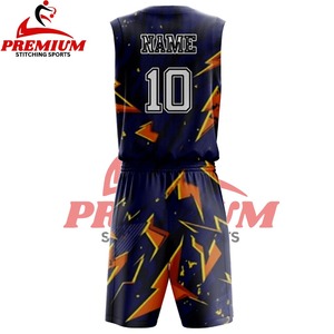 Uniforme de basket-ball personnalisé de haute qualité, tissu léger et doux, respirant, résistant à l'humidité, coupe confortable et durable - Product Image 2