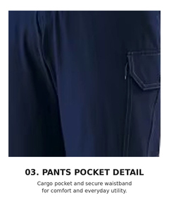Conjunto de Chaqueta y Pantalones de Trabajo Elásticos en Nailon, Poliéster y Elastano |   T-BUC TB-1017J/P OEM/ODM Marca Coreana - Product Image 6