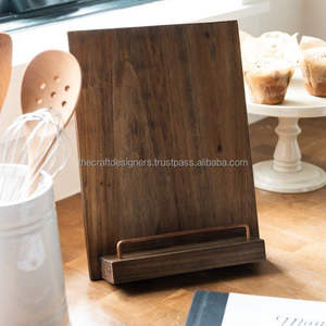 Elegante soporte para libros de cocina de madera que ofrece una belleza refinada, una estructura duradera y una funcionalidad práctica para la cocina diaria. - Product Image 3