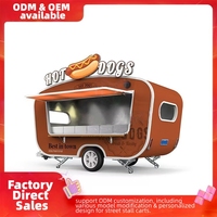 Truk Makanan Keliling Tenaga Surya, Mobil Dapur, Gerobak Penjual Es Krim Luar Ruangan