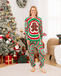Conjunto Deportivo Familiar Navideño de Invierno, Personalizado, con Diseño Sólido, Ecológico, Ligero y Cómodo - Product Image 5