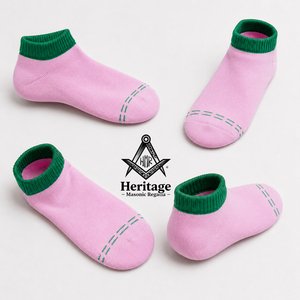 HMR Customized Greek Alpha | Kapa Pink Green Breathable Custom Logo <b>High</b> Quality <b>Socks</b> - Product Image 3