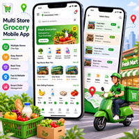 Software de Gestión de Inventario para Entrega de Comestibles en Múltiples Tiendas, Automatización de Pedidos, Coordinación con Proveedores para Comercio Minorista