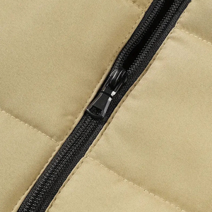 2026 Latest Wholesale High Quality Custom Made Mens <b>Waterproof</b> Windproof Canvas Winter Puffer Vest Casual Breathable Sleeveless - Product Image 6