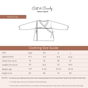 Haut kimono en bambou biologique de qualité supérieure avec élasthanne - Tiny Twinkle - Product Image 5