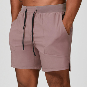 กางเกงขาสั้นออกกำลังกายแห้งเร็ว กางเกงกีฬาเปล่าแบบกำหนดเองได้ ชุดออกกำลังกายชาย กางเกงวิ่ง - Product Image 1