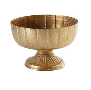 ชามทรงกลมทองเหลืองชุบเงินคุณภาพดีเยี่ยมสำหรับเสิร์ฟอาหาร ตกแต่งสำหรับครัว บ้าน งานเลี้ยง ร้านอาหาร - Product Image 4