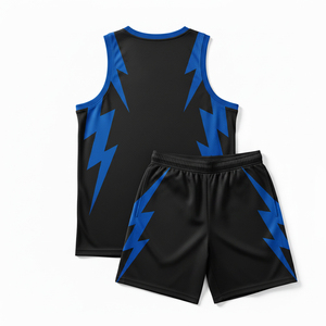 Tenue de Basketball Sublimée Tendance 2026 – Ensemble Maillot et Short Personnalisé à Couleurs Dégradées – Tenue d'Équipe Professionnelle - Product Image 4