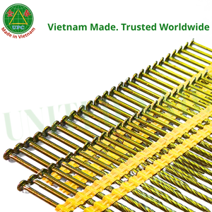 Clavos para Enmarcar de Acero Galvanizado Amarillo de 3'' x 0.120, 4000 Piezas, Tipo Anillo, para Proyectos de Enmarcado |   Clavos en tiras de plástico - Product Image 2