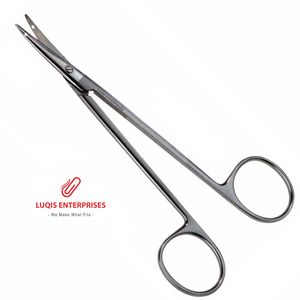 กรรไกรตัดไหมแบบโค้งพร้อมรูเย็บ เครื่องมือผ่าตัด สแตนเลสสตีล ตัดได้อย่างแม่นยำ เครื่องมือทางการแพทย์ - Product Image 4