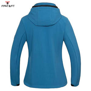 Chaqueta Softshell Impermeable para Mujer, con Capucha, Estampada, de Color Sólido, Casual, Cortavientos, para Deportes al Aire Libre, Camping y Senderismo - Product Image 3