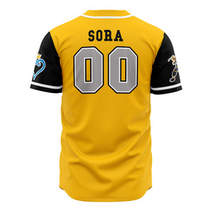 Maillot de baseball unisexe en tissu respirant, logo personnalisé par sublimation, tenue d'équipe - Product Image 6