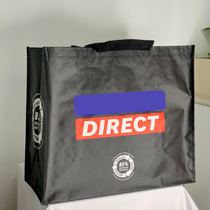 Sac shopping réutilisable pliable en PP tissé laminé BOPP, fabrication vietnamienne, sur mesure, OEM ODM - Product Image 1