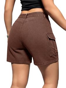 กางเกงยีนส์ขาสั้นผู้หญิงสั่งทำขายส่ง เอวต่ำ ผ้ายีนส์เนื้อนุ่ม คุณภาพสูง สำหรับสาวๆและผู้หญิง - Product Image 5