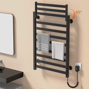 Màu Đen Thông Minh Khăn Điện Ấm Hơn Nước Nóng Khô Khăn Giá Cho Phòng Tắm Thông Minh Điện Sưởi Ấm Khăn <span class=keywords><strong>Ra</strong></span> - Product Image 6