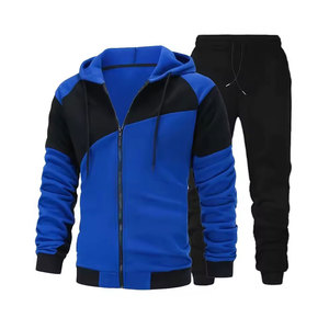 <b>Men</b> Premium Zip Up Tracksuit Set <b>Track</b> <b>Jacket</b> And Jogger Casual Activewear Wholesale OEM ODM Supplier - Product Image 1