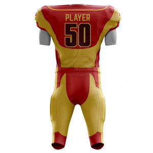 Uniforme de football américain respirant avec ceinture élastique, tissu durable et doux conçu pour les vêtements de sport - Product Image 3