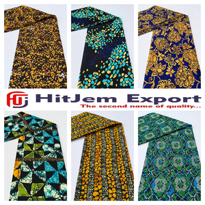 ผ้าพิมพ์ลายแอฟริกันพรีเมียมแบบกำหนดเอง Ankara ผ้าฝ้าย 100% ผลิตเสื้อผ้า OEM ขายส่ง ผู้ผลิตสิ่งทอ - Product Image 3