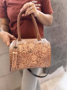 Bolso de Hombro de Cuero Tallado a Mano Estilo Bohemio Gitano, Novedad, Hecho a Mano, Estilo Western, Elegante, Multiusos, Venta al por Mayor - Product Image 3