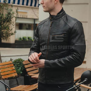 Chaqueta de Motocicleta de Cuero para Hombre, Impermeable, Transpirable, de Invierno, de Alta Calidad, Ligera y Fácil de Usar - Product Image 2