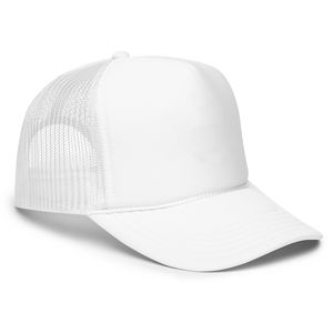 Gorra Trucker de Malla Blanca de 6 Paneles, Ajustable con Cierre a Presión, Unisex, Casual, Transpirable, para Primavera/Verano, con Bordado, para Actividades al Aire Libre - Product Image 4