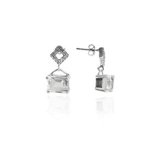 Pendientes de Plata con Circonita Cúbica de Diseño 2026, Joyería Elegante y Deslumbrante para Mujeres y Niñas - Product Image 2