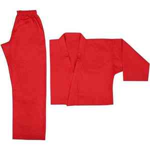 Kimono de jiu-jitsu léger en tissu approuvé WKF, respirant, avec maille, uniforme de karaté, Gi de KUMITE - Product Image 3