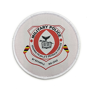 Parches Tejidos para Uniformes Corporativos, Diseño de Escudo con Águila, Parches Tejidos Reflectantes, Parches Tejidos para Artículos Promocionales - Product Image 1